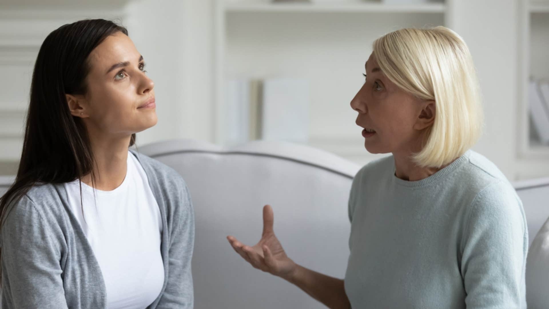 woman using emotional manipulation 