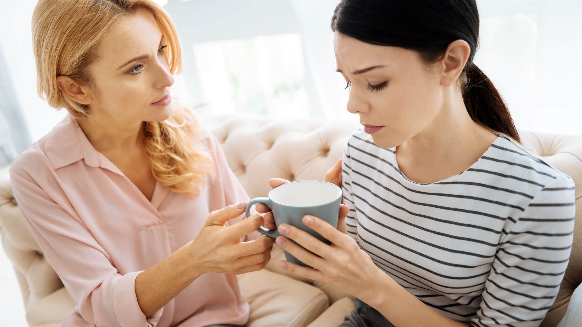 woman making friend feel bad for her