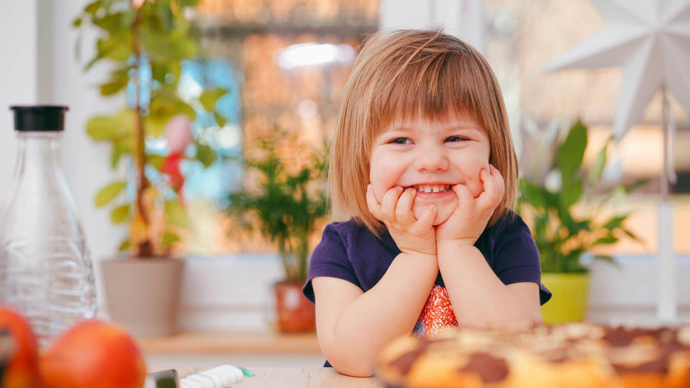 Child smiling