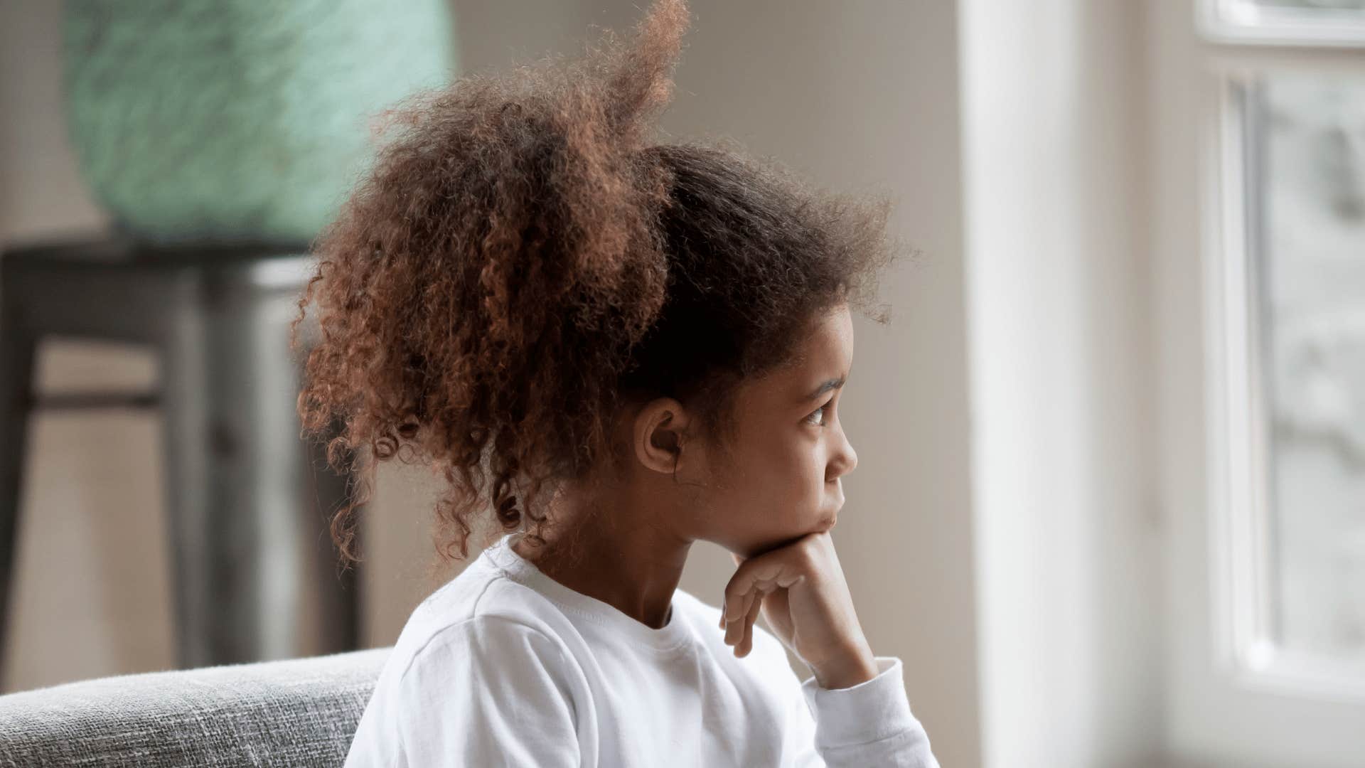 child learning to be comfortable with time away from her parents