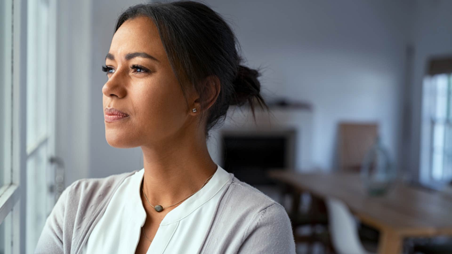 woman thinking about her actions