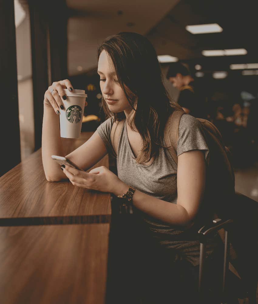 woman blocking people before venus retrograde begins march 1, 2025