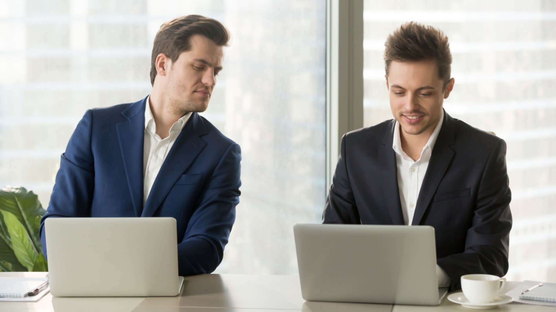 employee taking credit for colleague's work