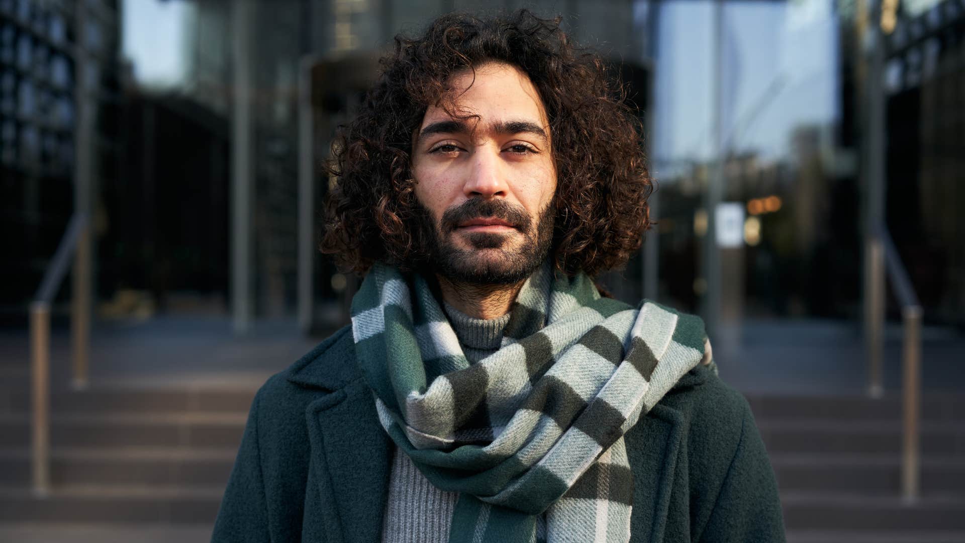 confident man who isn't triggered by anyone else's opinion