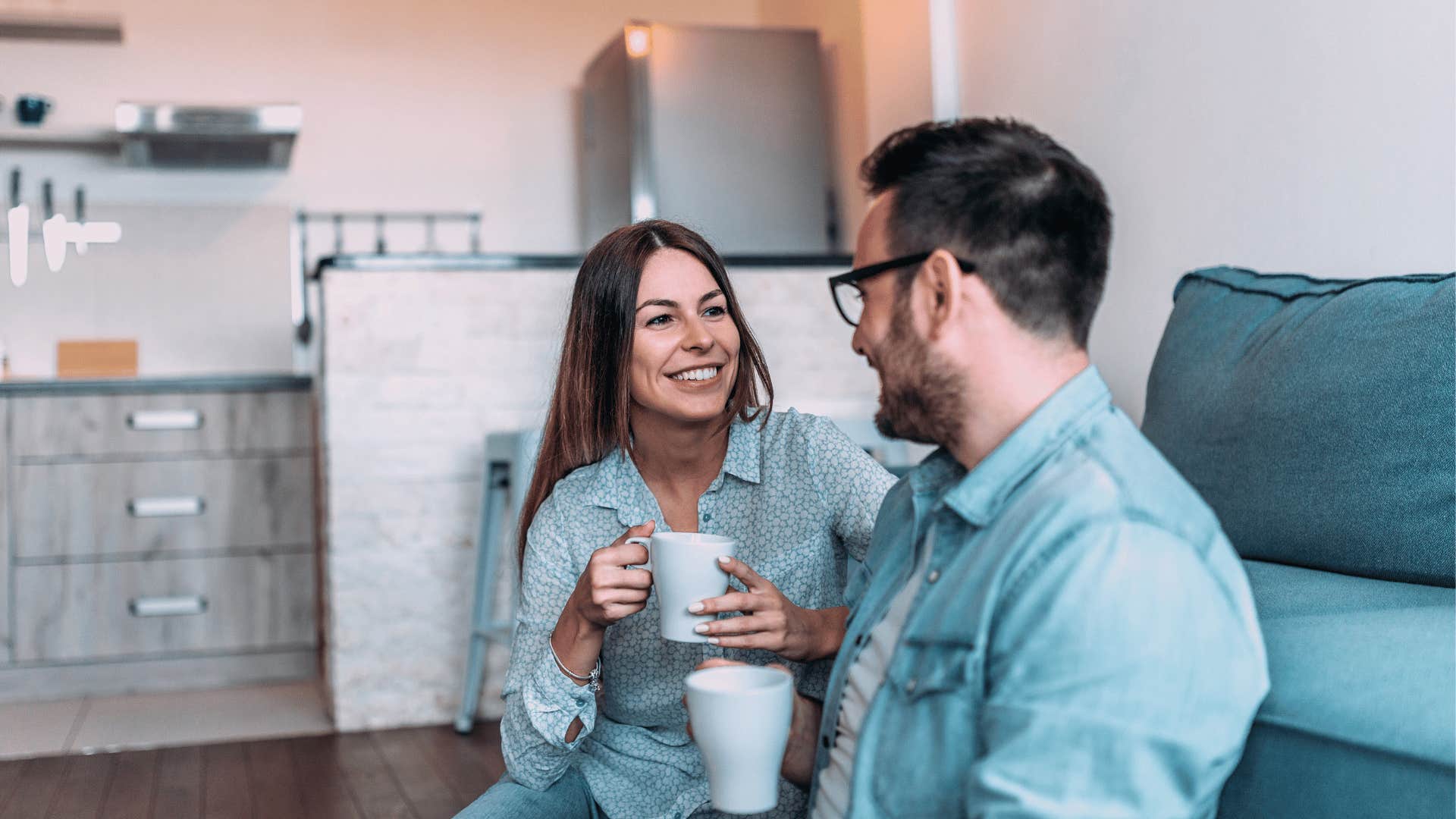 couple actively listening to each other