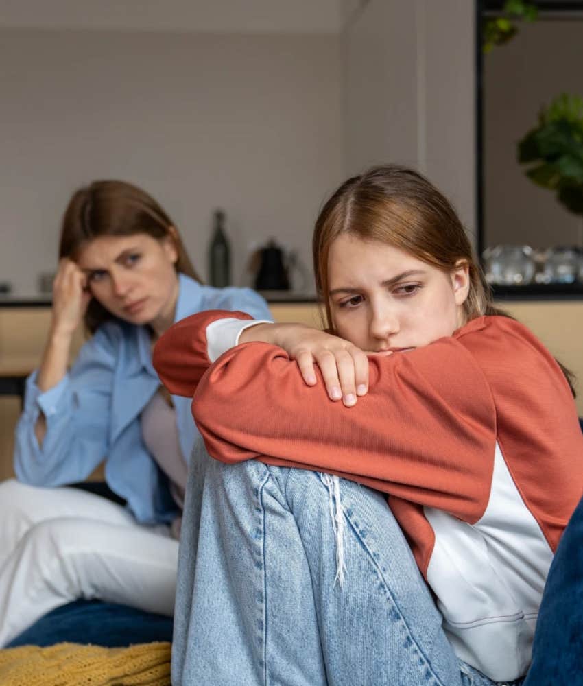 Mom talking and teen not listening because of dictator not coach vibes