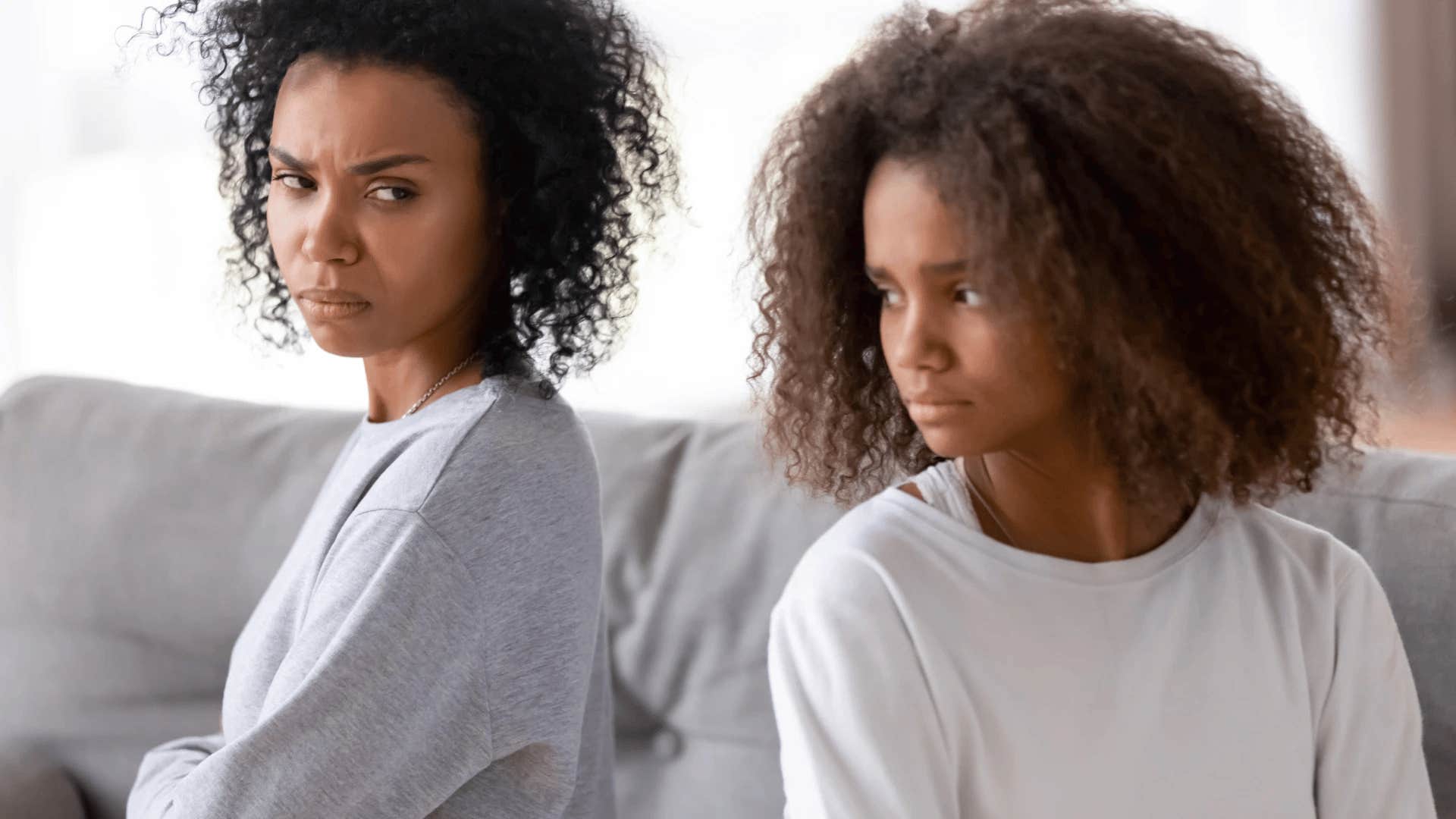 mom withholding affection from daughter