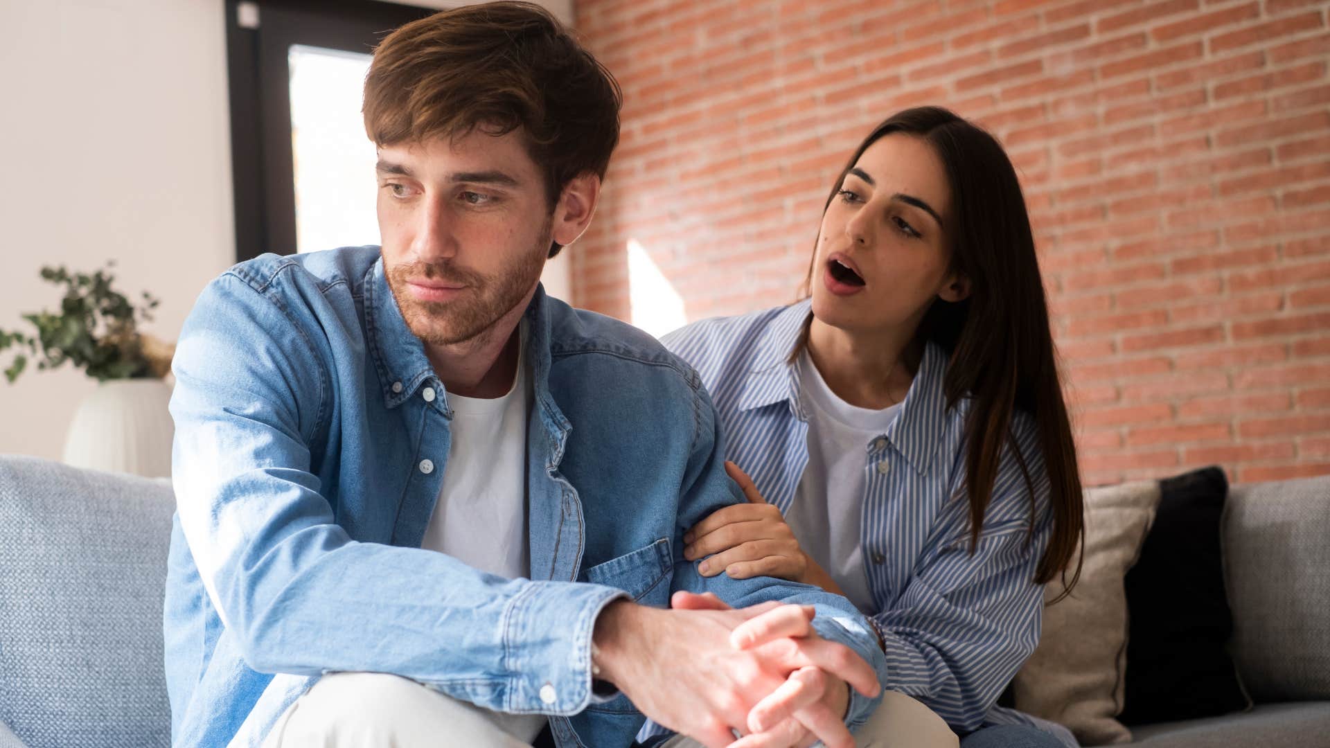 man feeling disrespected by woman