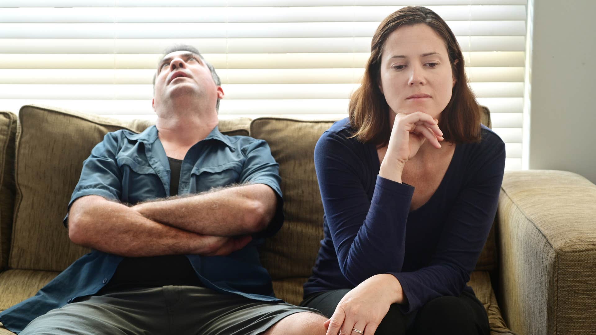 woman feeling unheard by husband