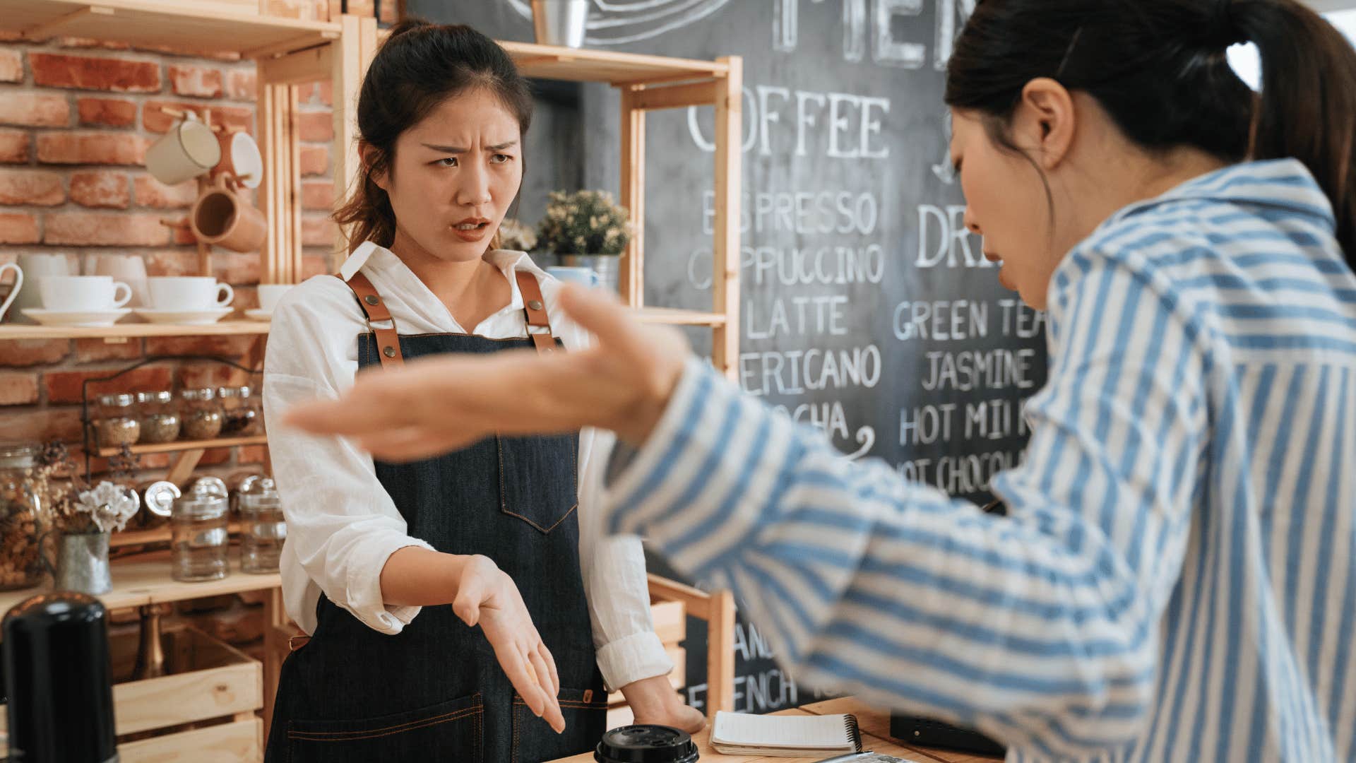 Barista doesn't know what to do about difficult customer