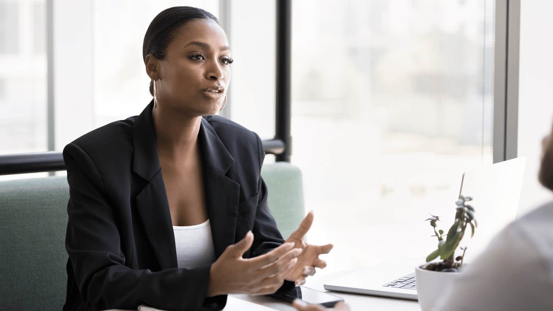 Worker carefully explains to manager it is not her job