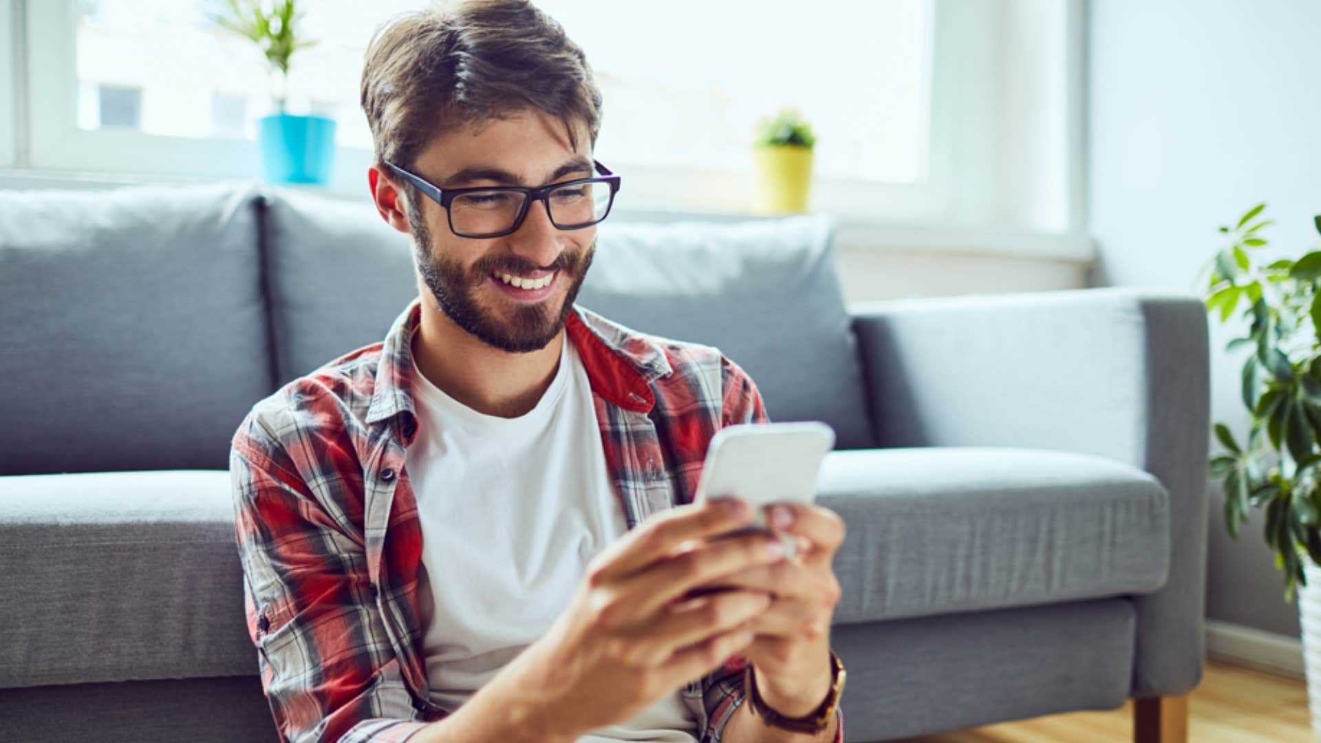 man acting as if his manifestation already happened