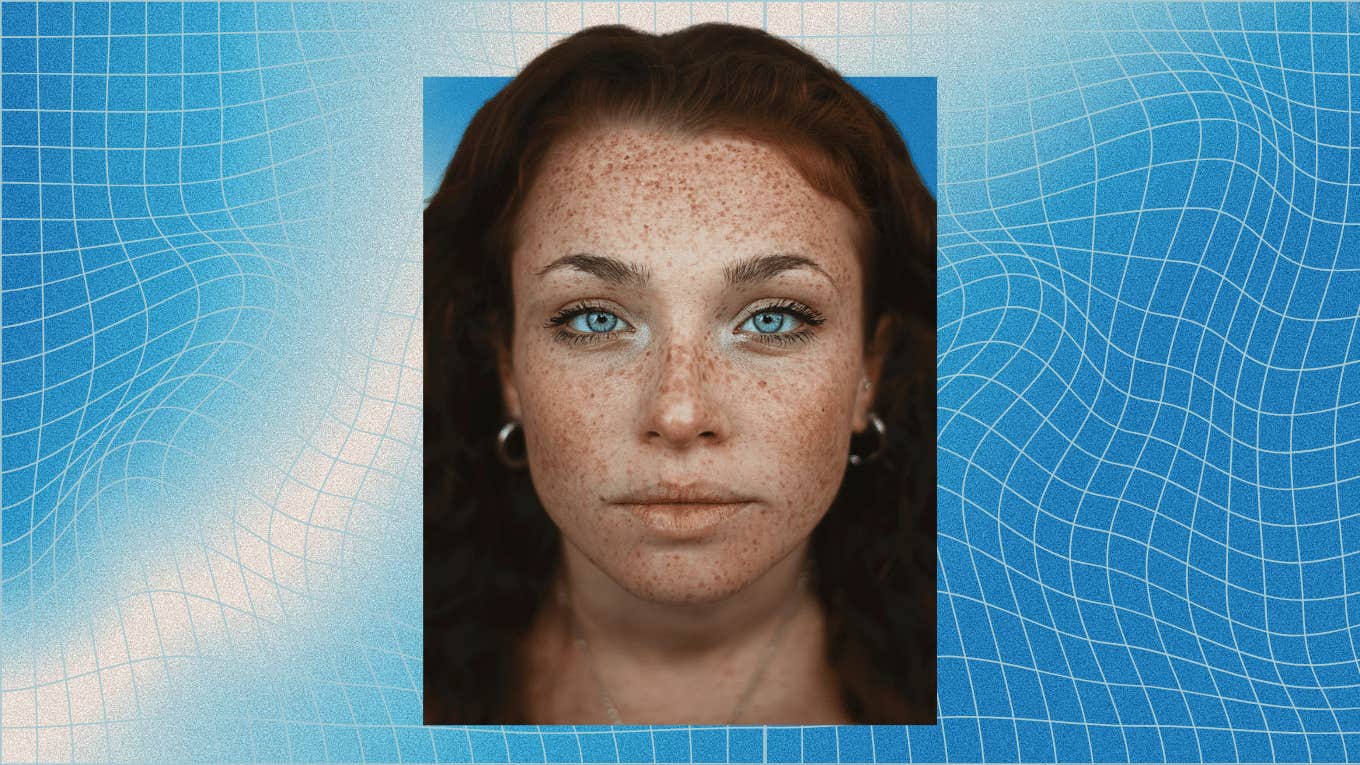 woman with blue eyes set apart from rest of generation astrology