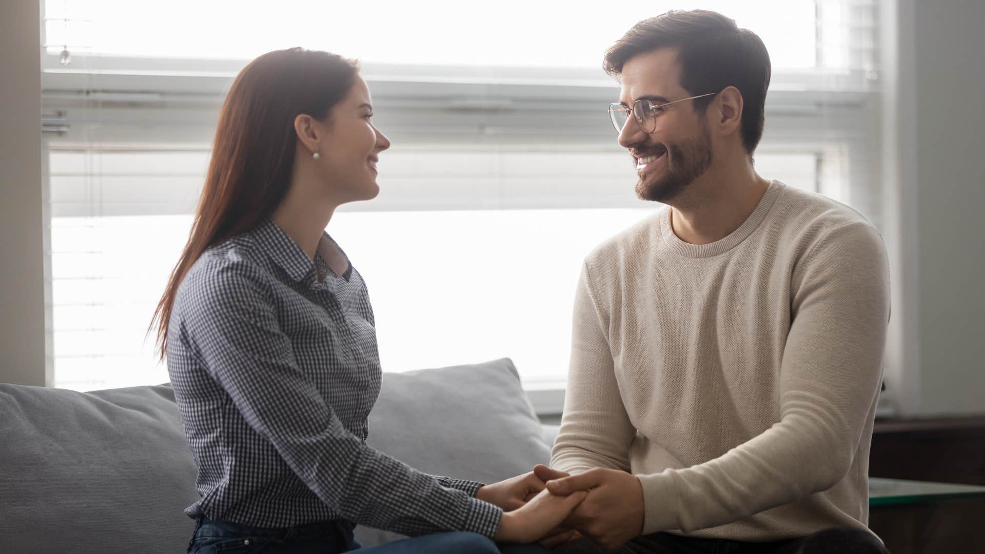 Successful couple showing wholesome trait of a balance between agreement and healthy compromise