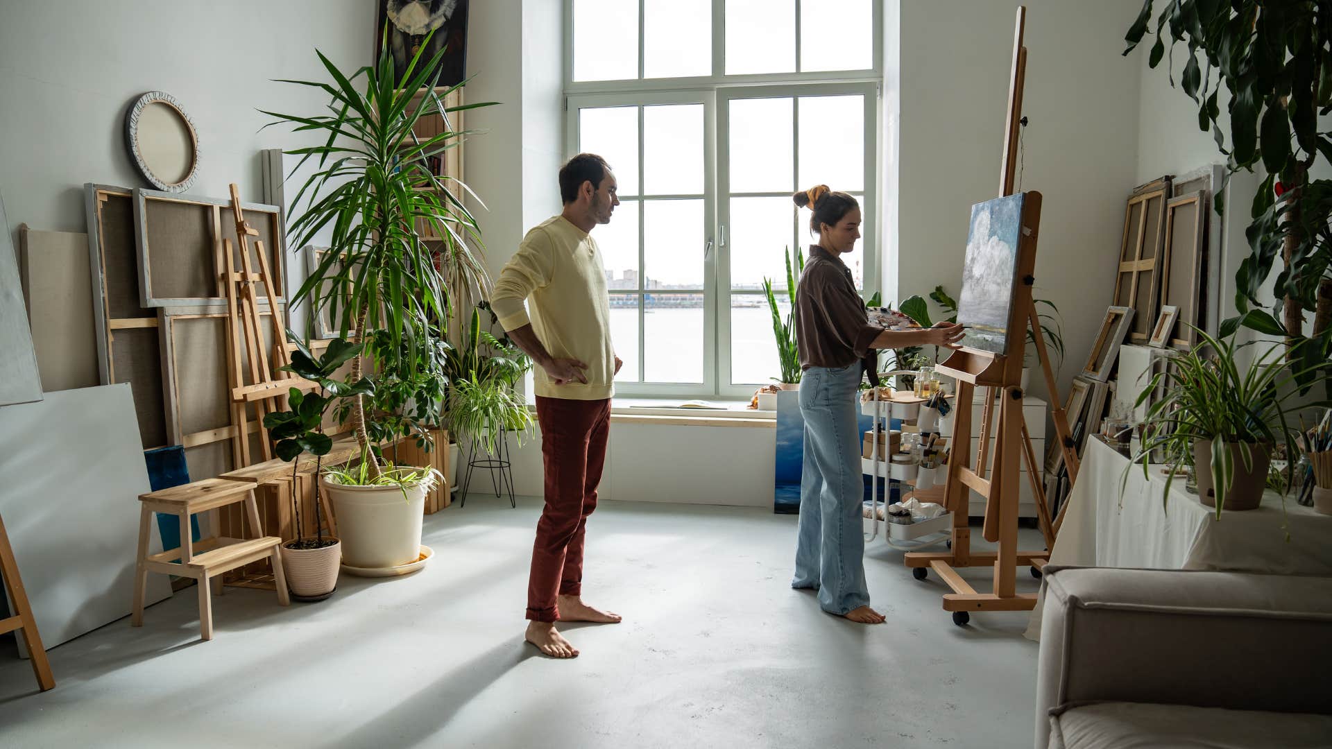 Successful couple showing wholesome trait respect and admiration 