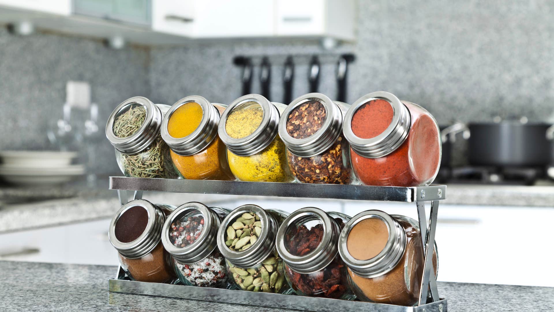 kitchen spice rack