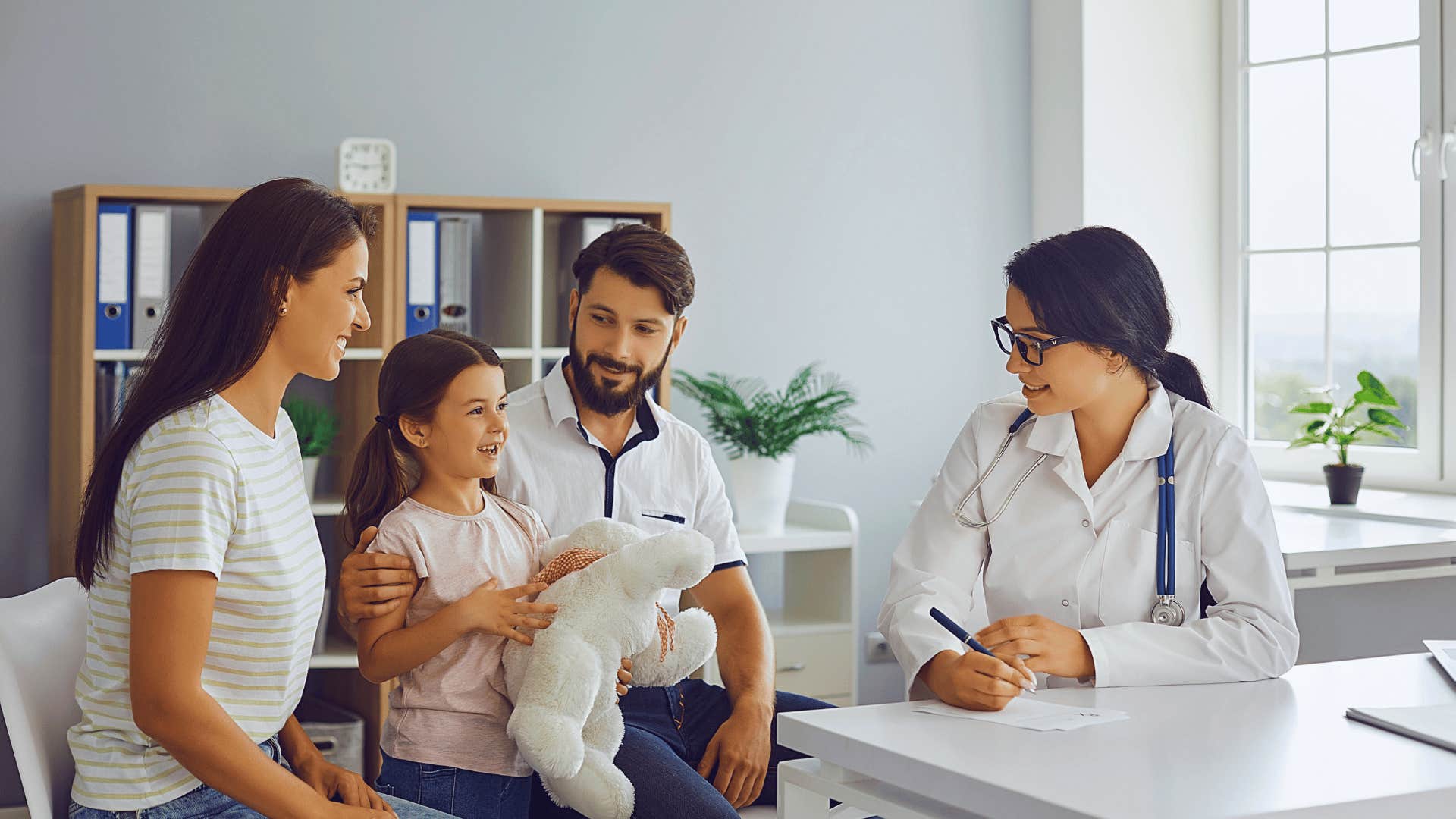 family a child's doctor appointment