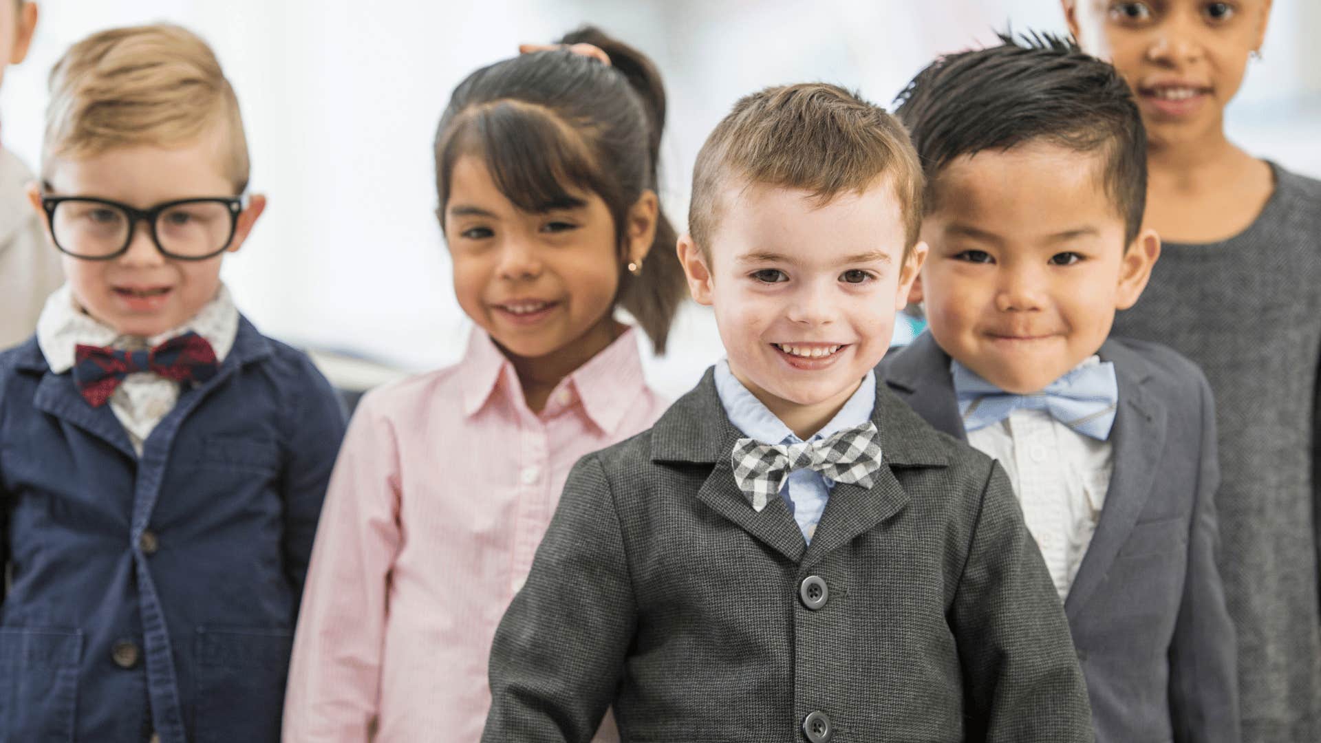 kids dressed in nice clothes