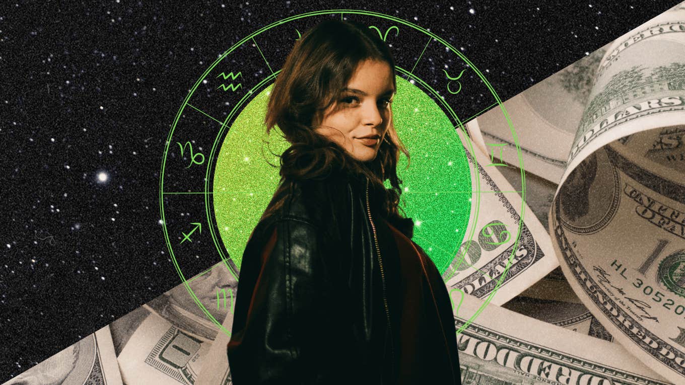 woman with money zodiac signs abundance era until november 2025