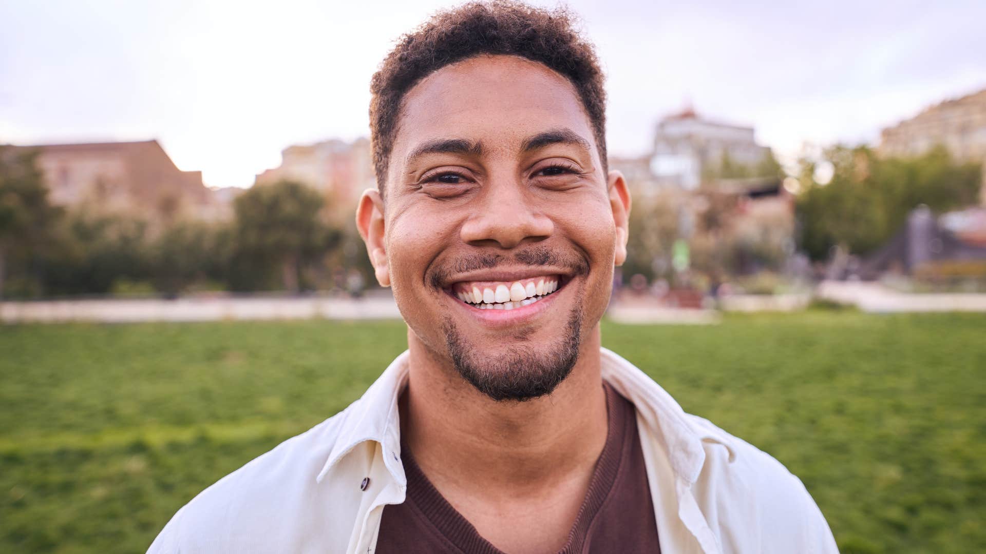 Young man not apologizing for taking up space with healthy boundaries