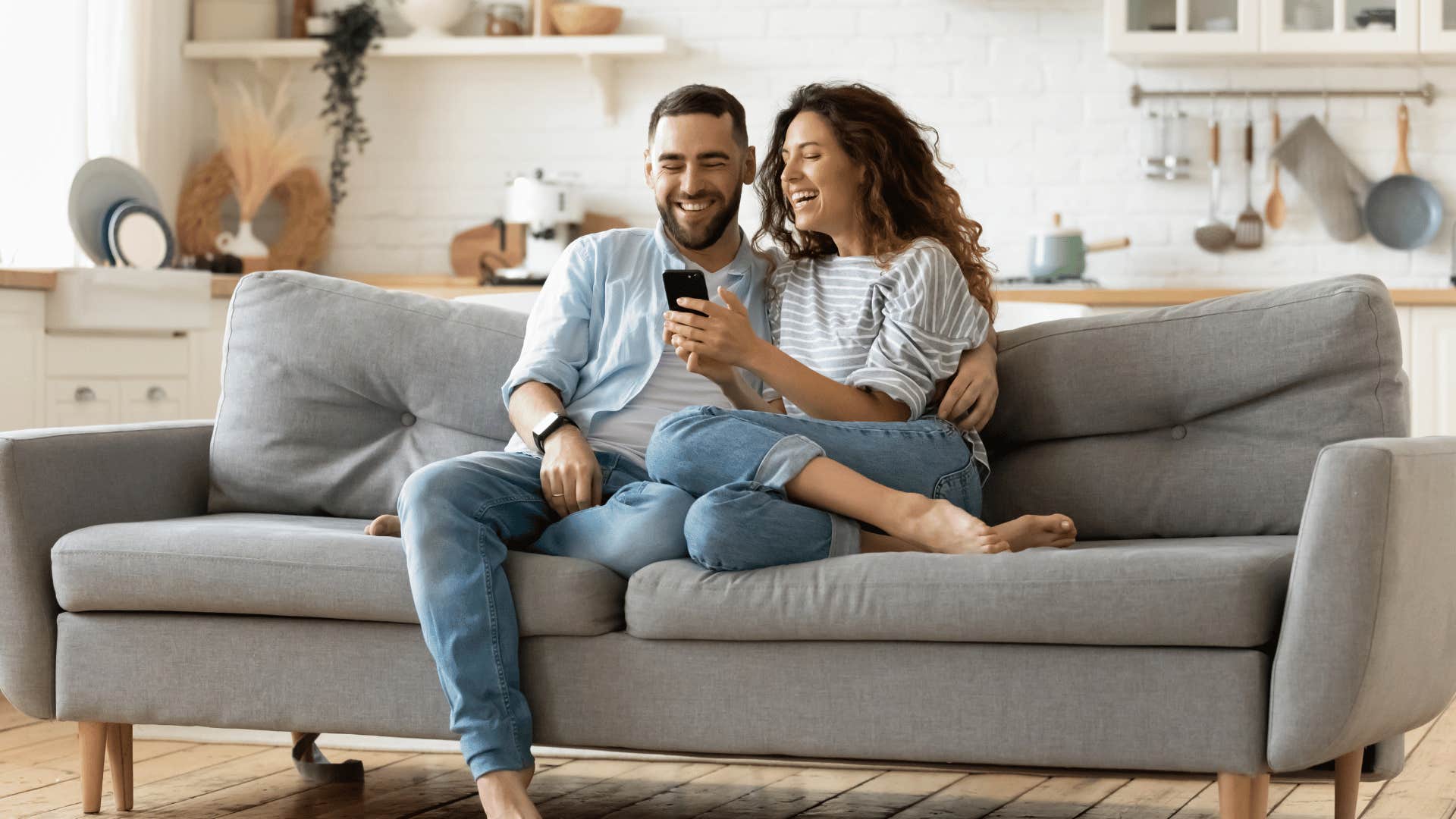 couple on couch