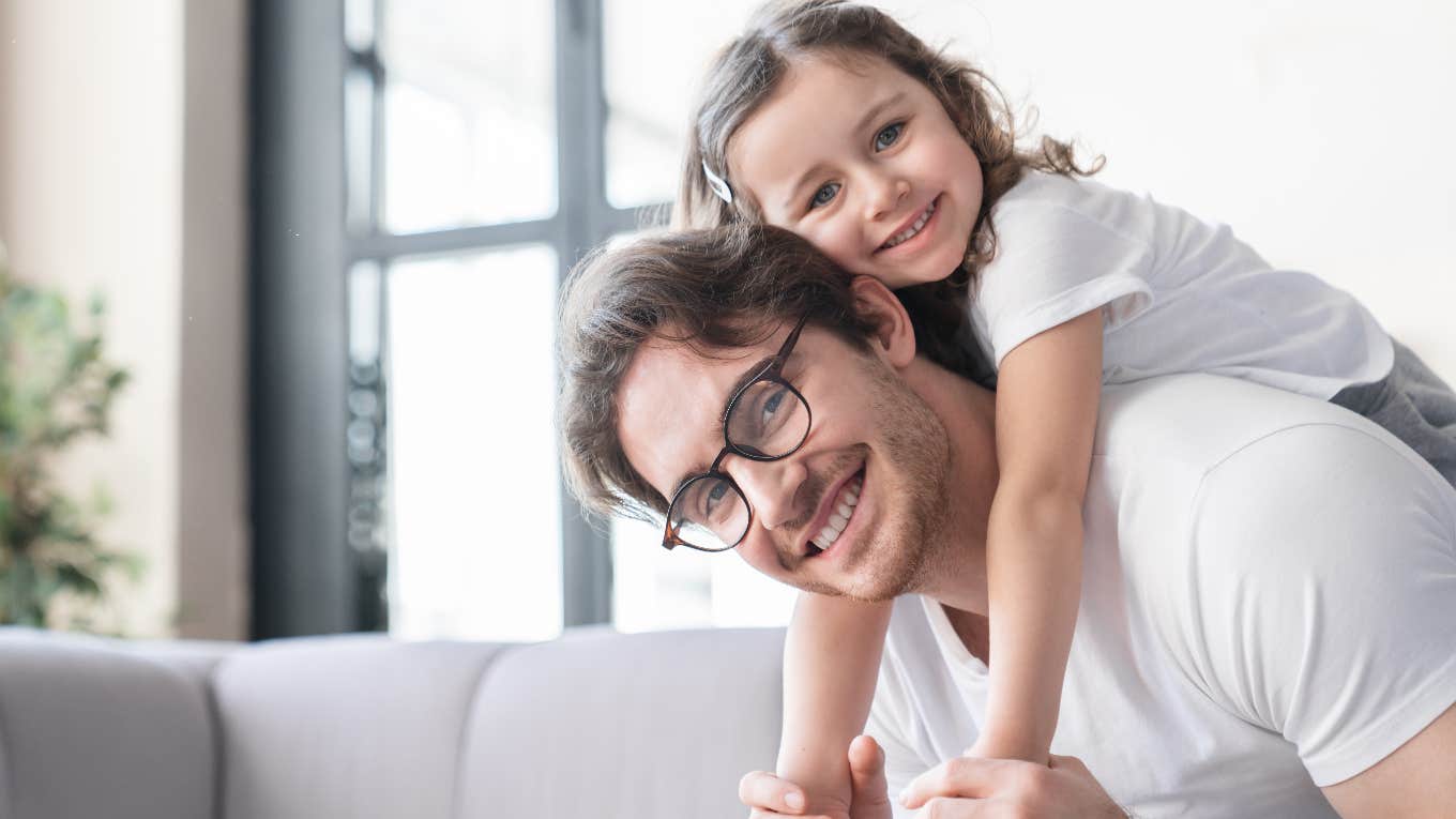 Dad with his daughter