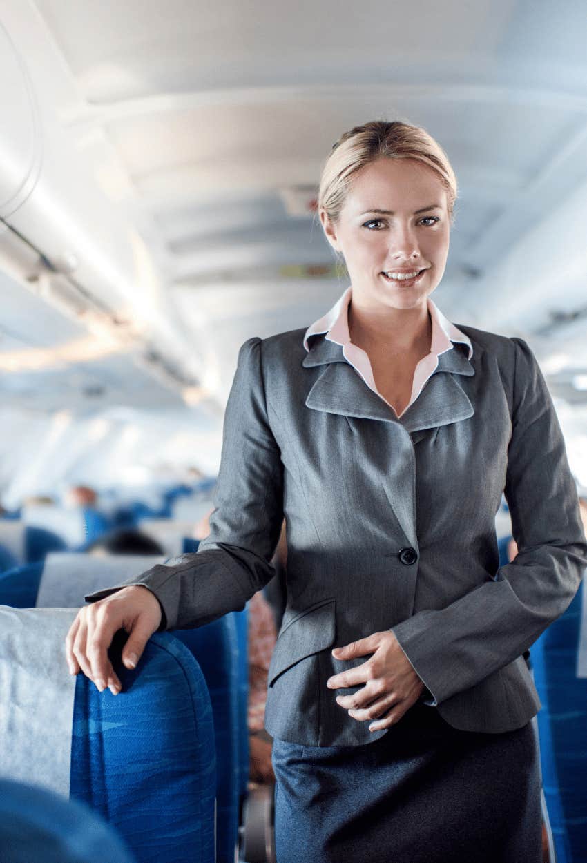 Flight attendant about to share her list of plane behaviors she wishes were illegal