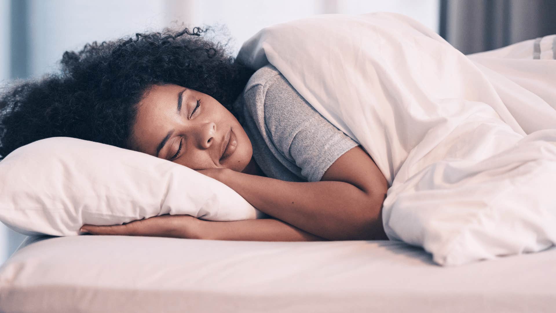 smart woman who gets enough sleep