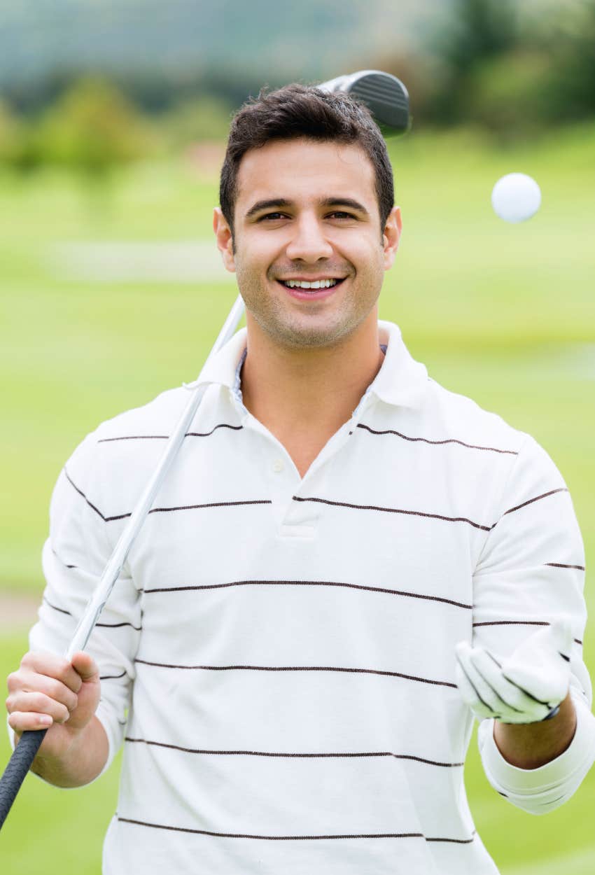 husband golfing more