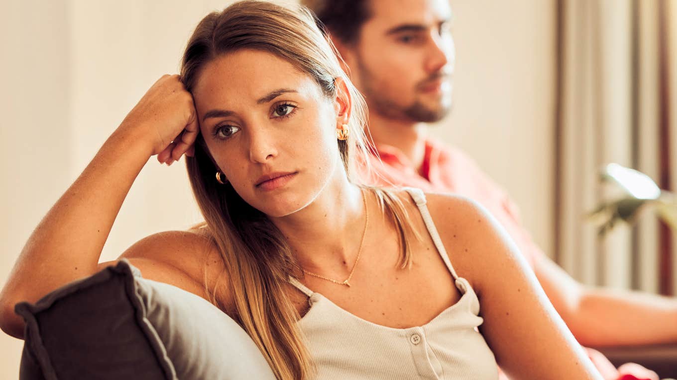 husband with outdated beliefs about marriage quietly ruining his wife's life