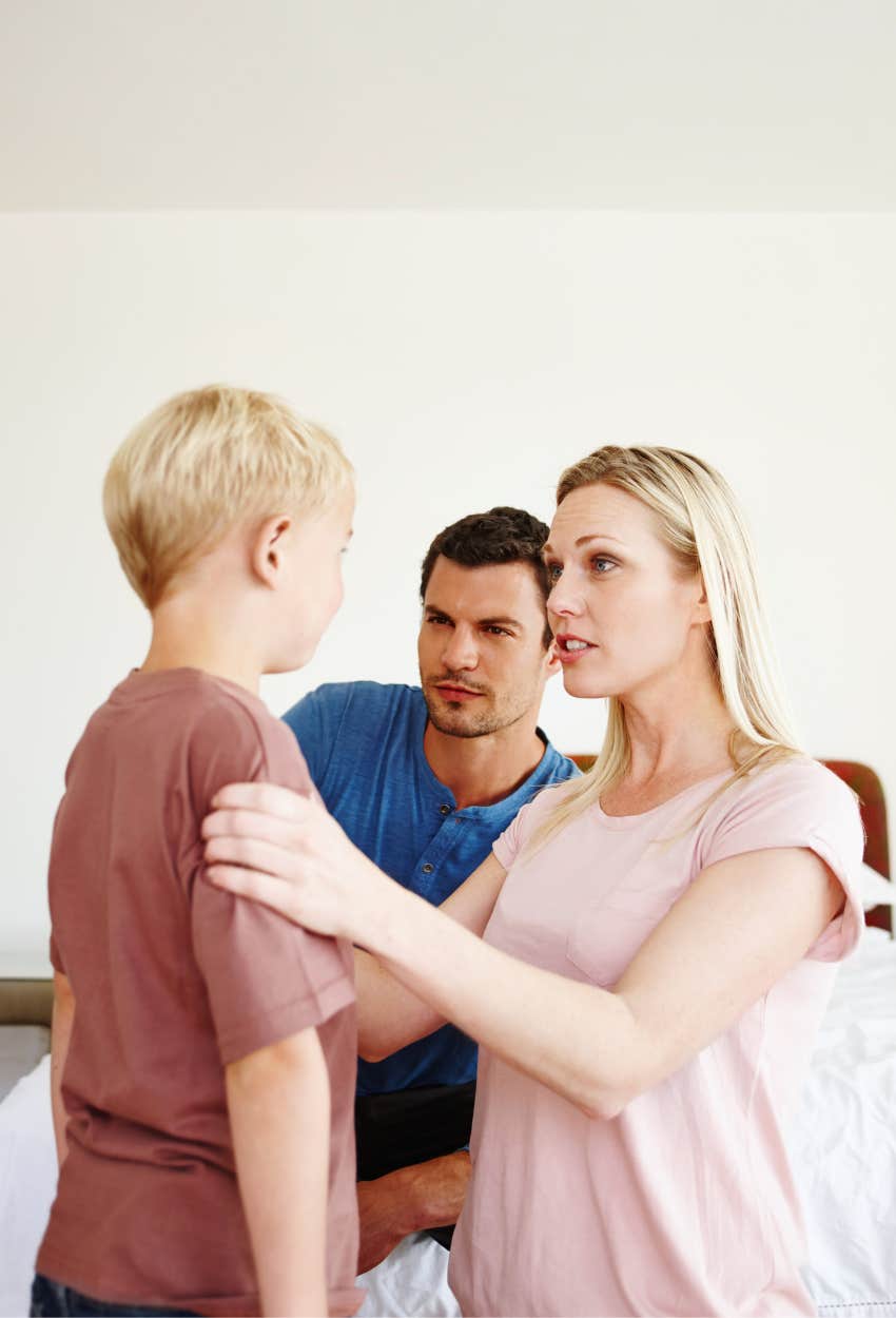 parents who model self-discipline while disciplining their son