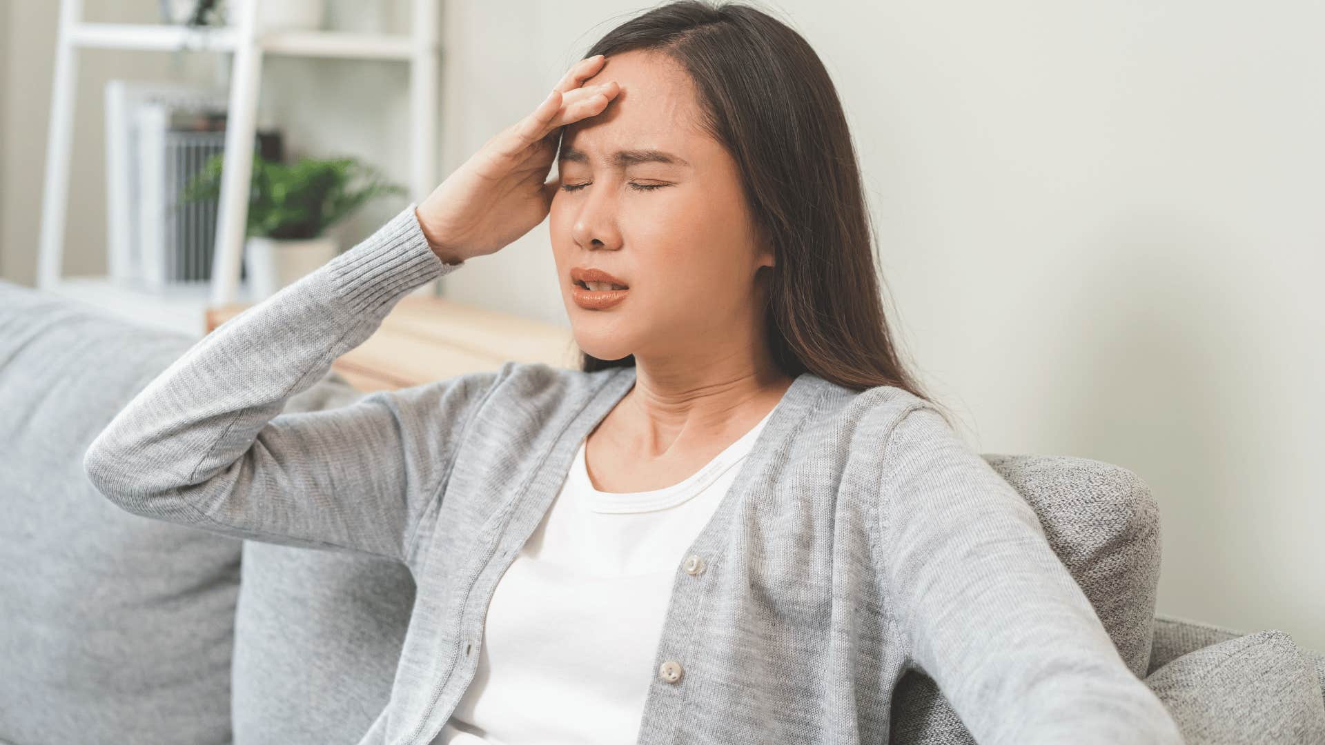 woman isolating herself because she is struggling with health issues