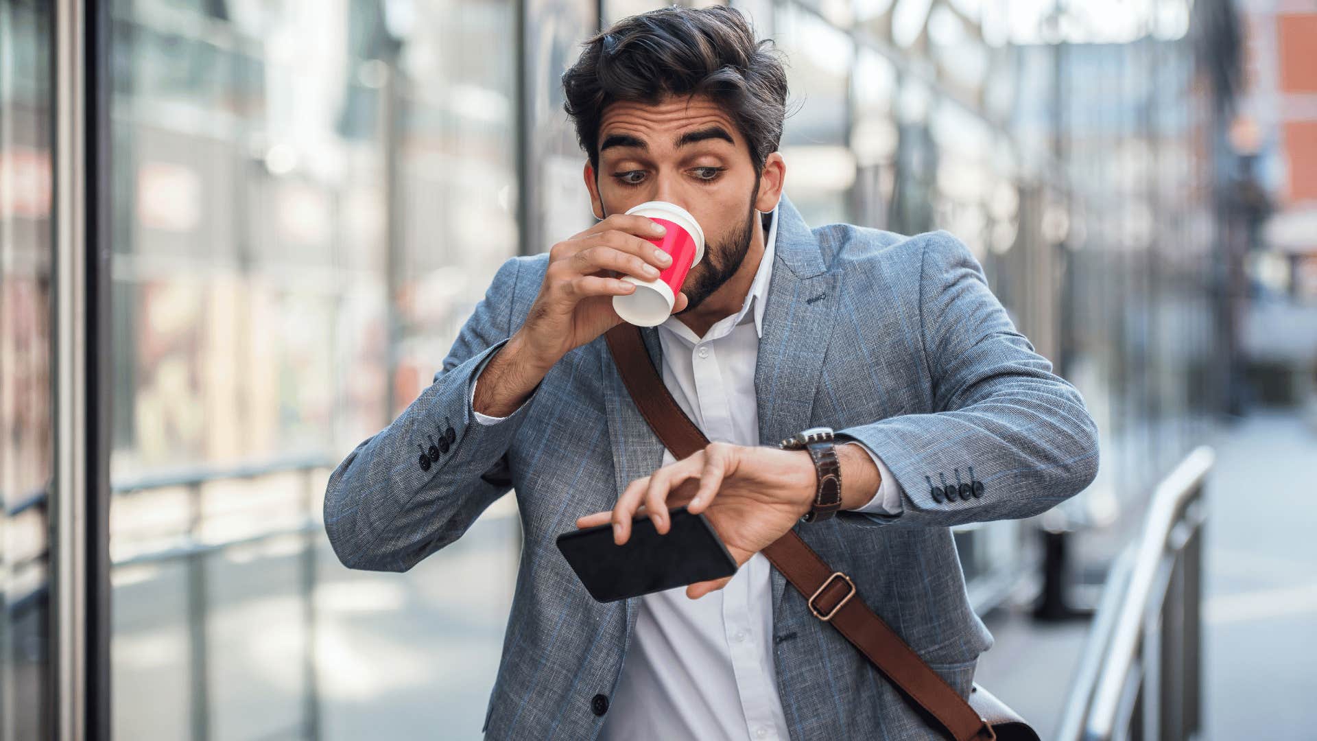 man isolating himself because he doesn't have time