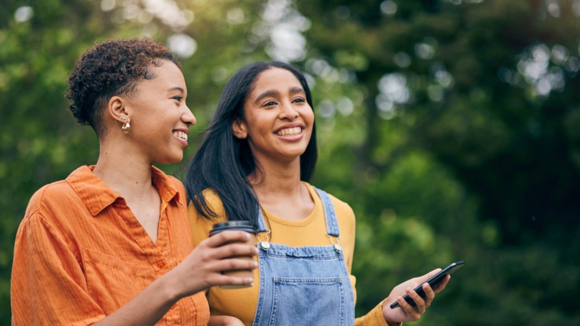 women taking a walk together