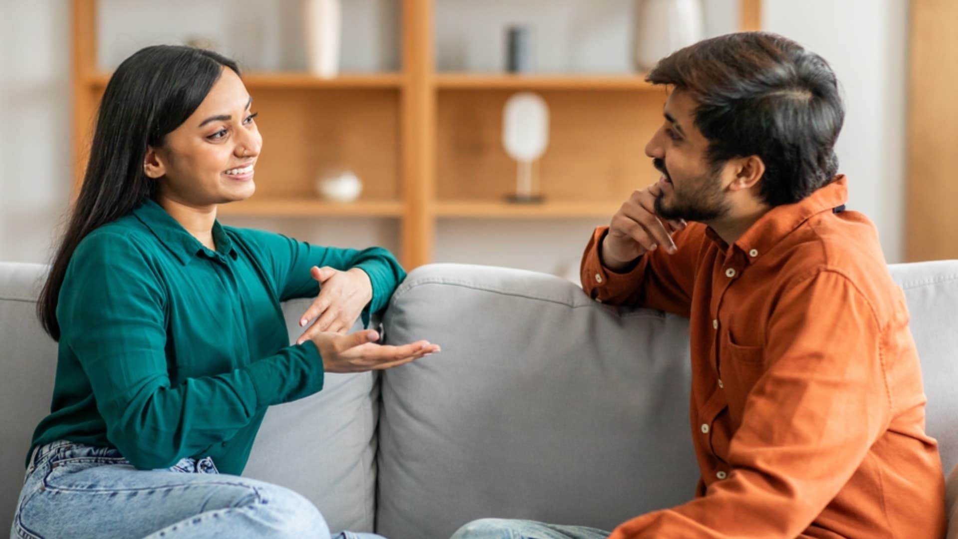 couple communicating openly