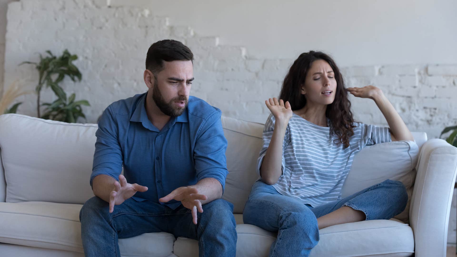 woman feeling resentful toward man