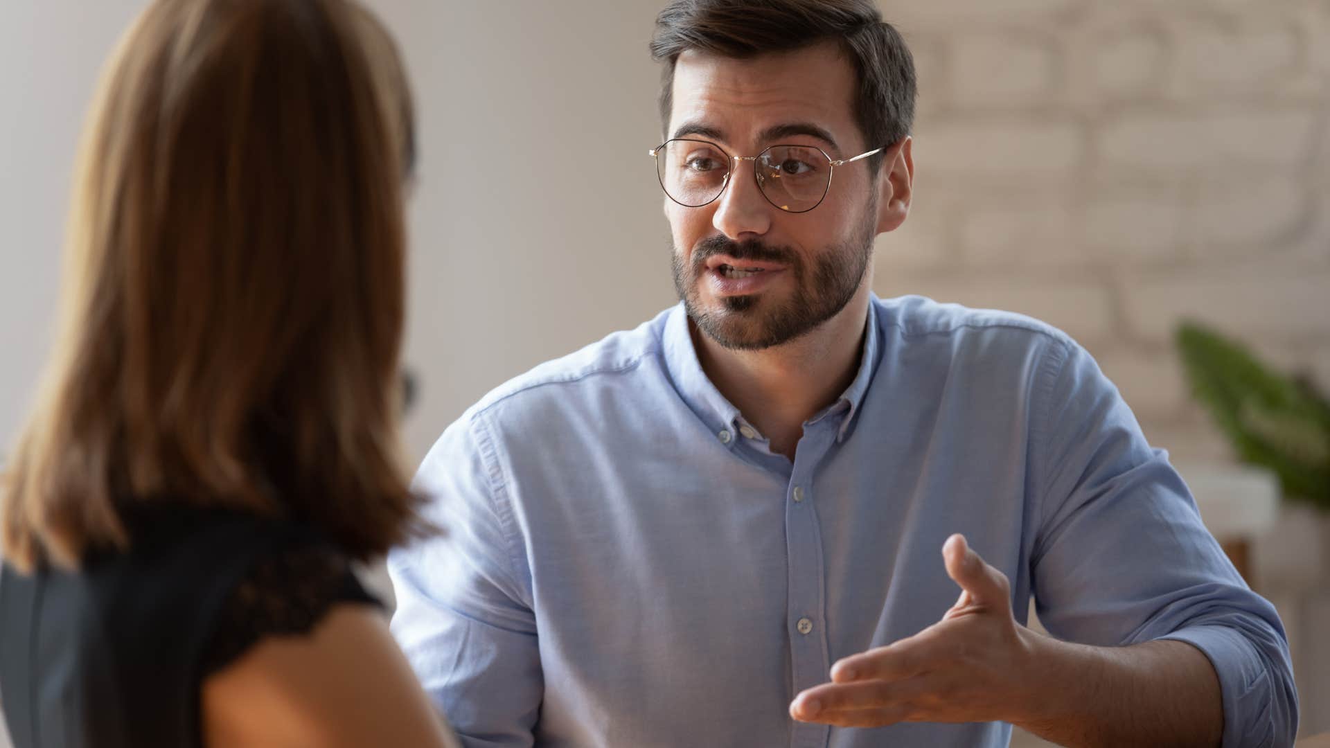 man with strong morals holding himself accountable