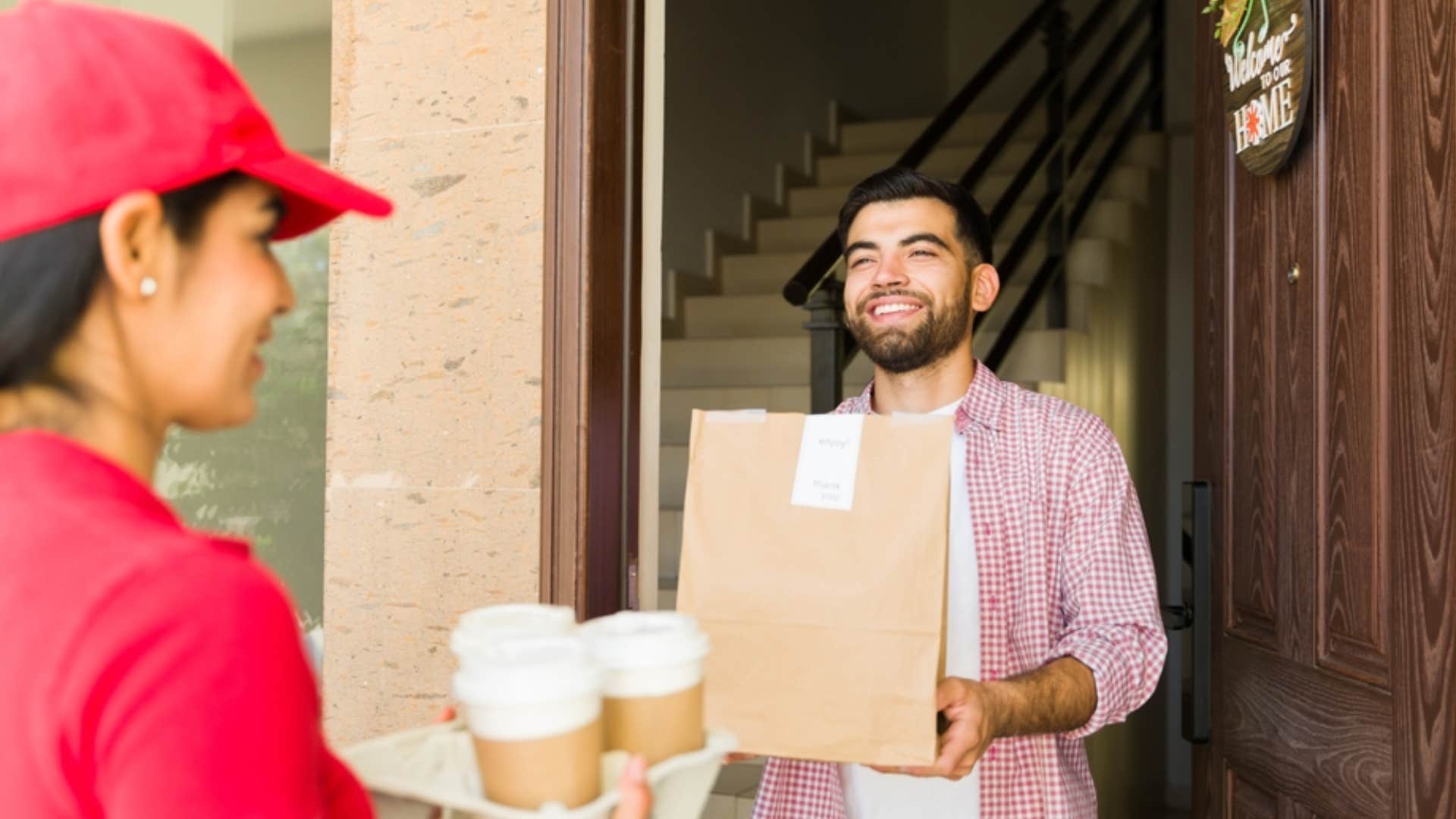 man ordering food delivery service things boomers got right