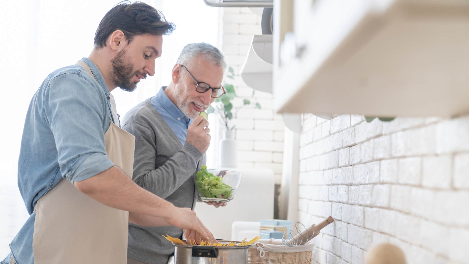 Gen Z man who depends on his parents for home-cooked meals