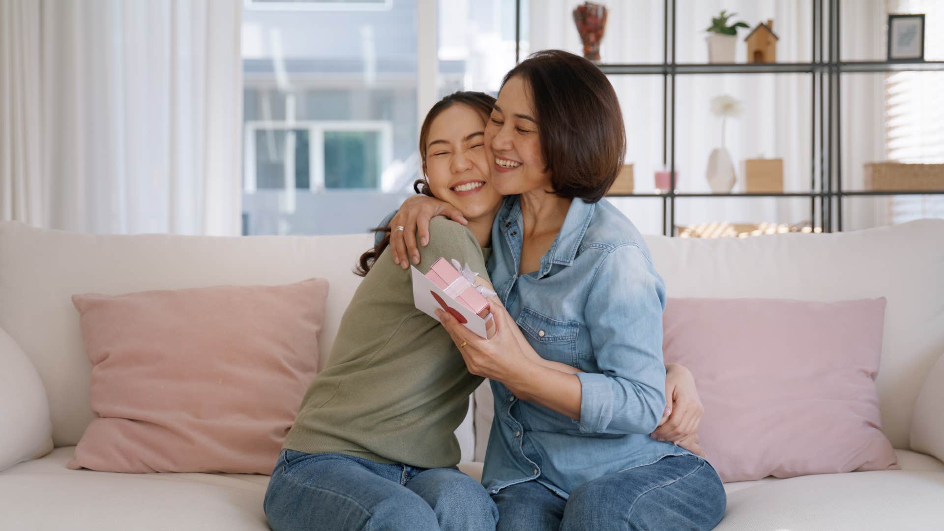 loving mom offering her daughter unconditional love