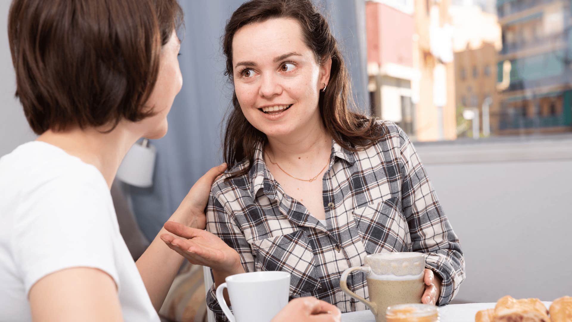 friends having coffee