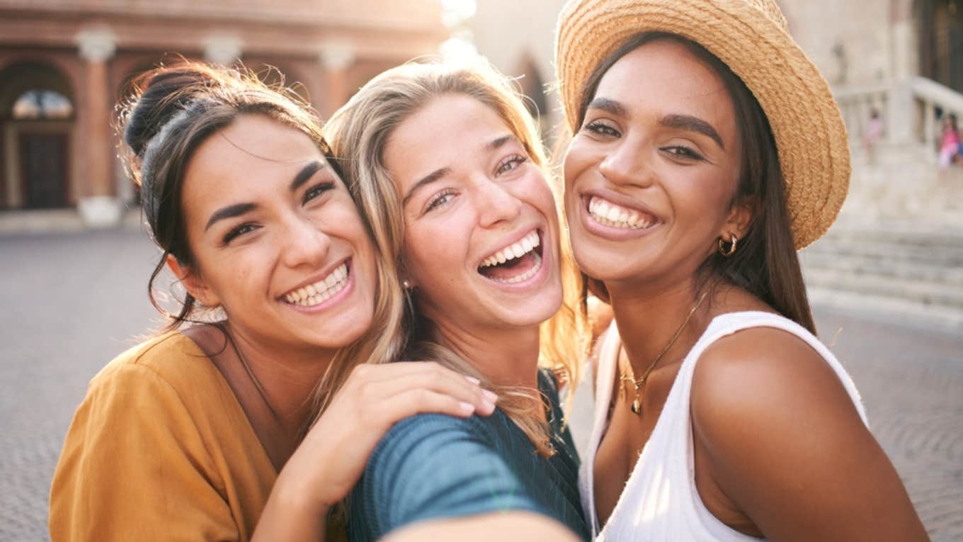 group of female friends 