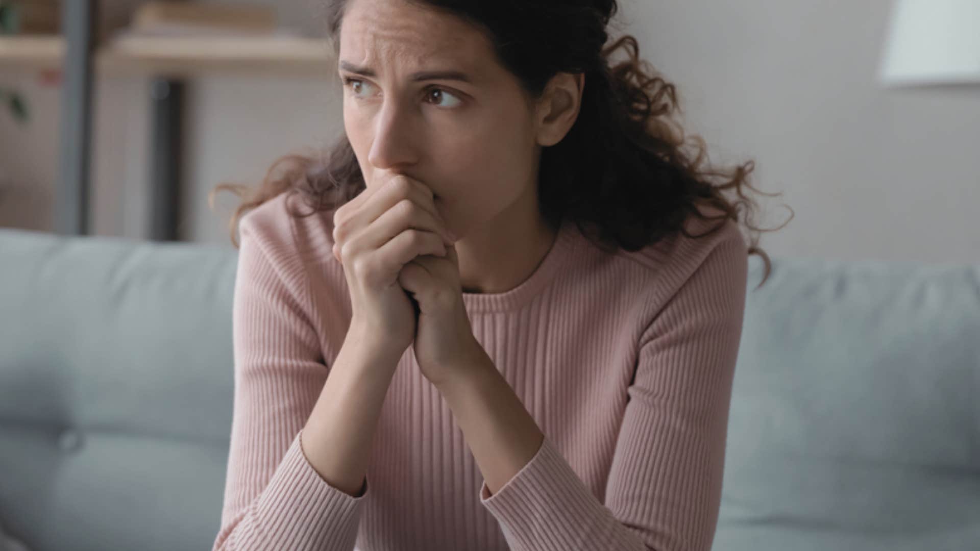 woman feeling like she was being watched 