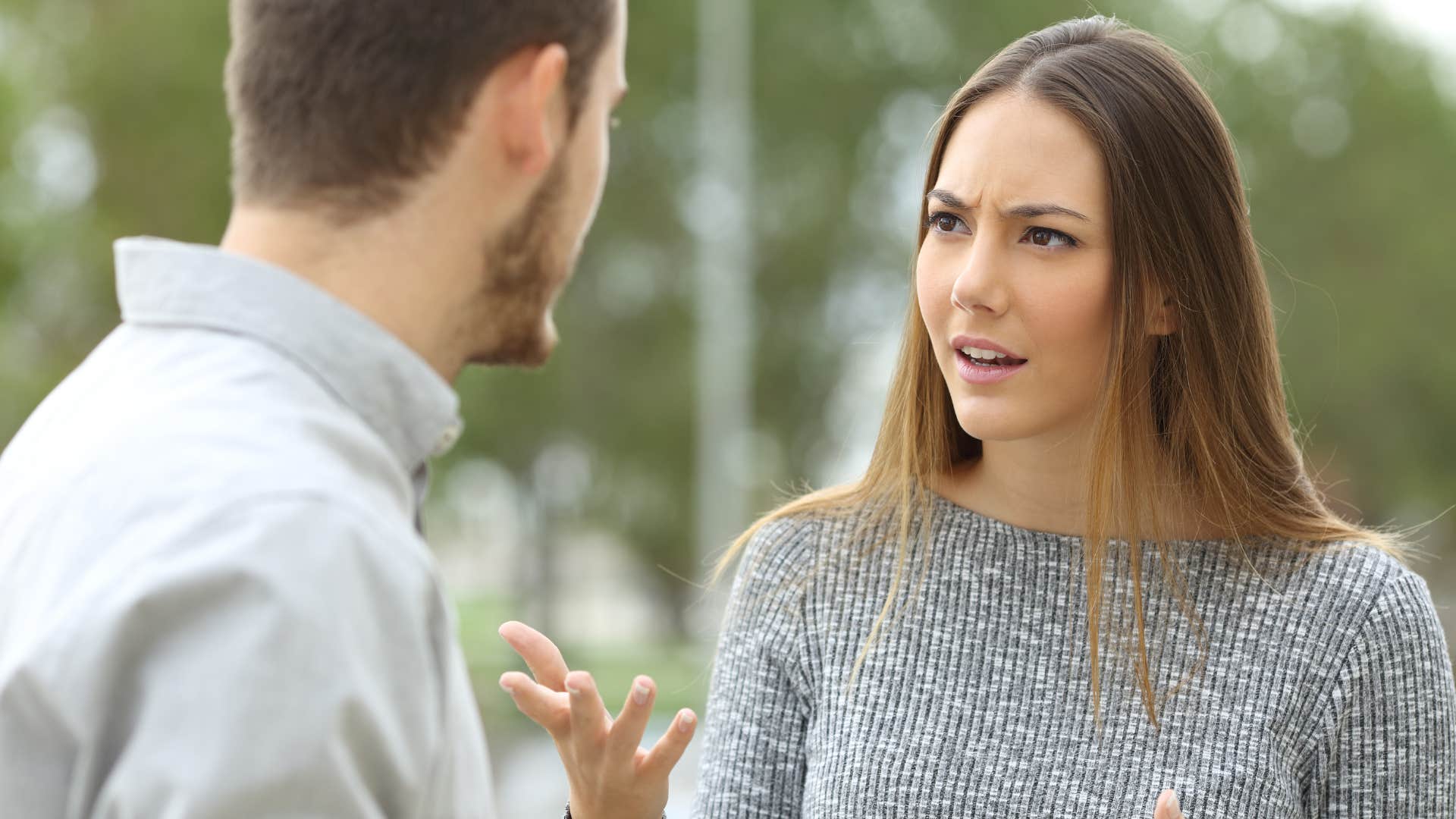 woman who refuses to say I told you so during argument