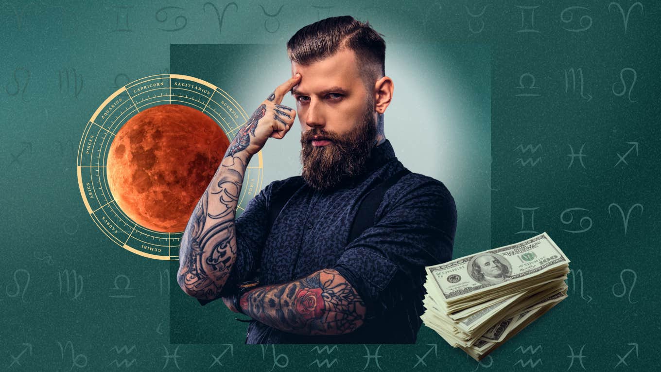 zodiac signs financial abundance march 2025 lunar eclipse over