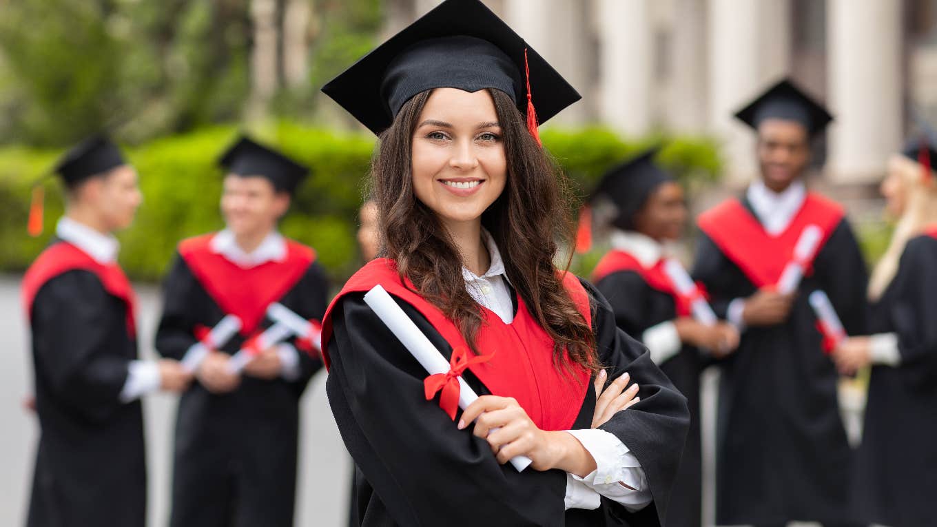College Senior Re-Learns How To Walk So She Can Cross The Stage At Graduation college senior who learned how to walk again before graduation