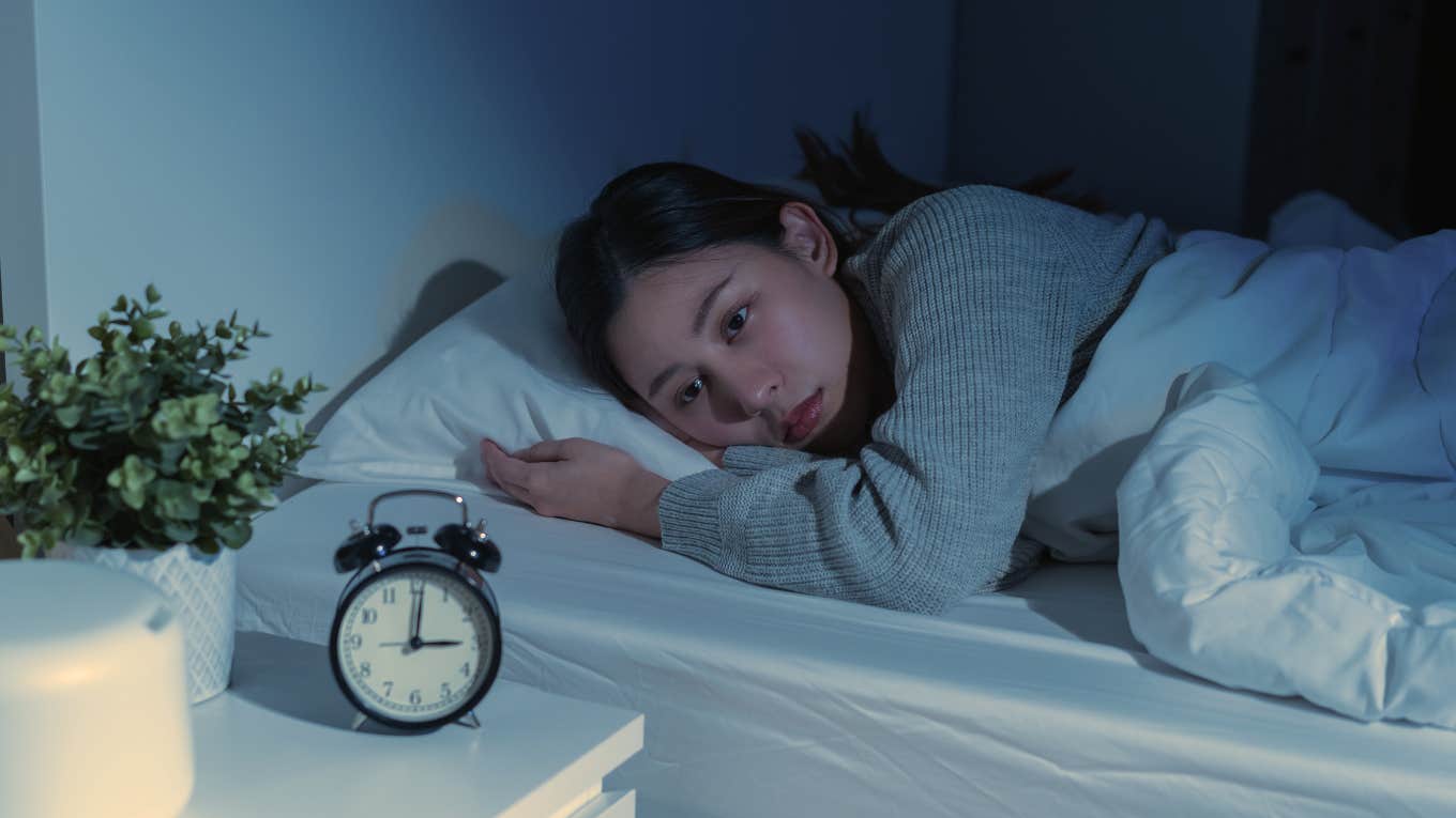 Things That Keep Highly Intelligent People Up At Night That Average People Don't Worry About intelligent woman unable to sleep at night