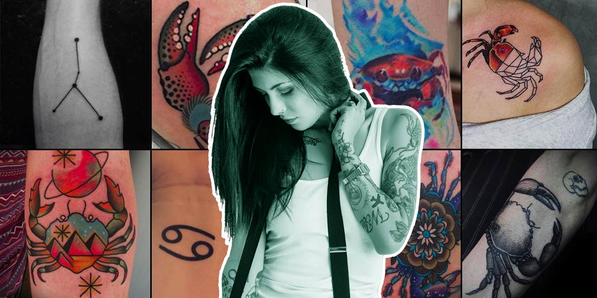 43 Unique Cancer Zodiac Tattoos with Meaning