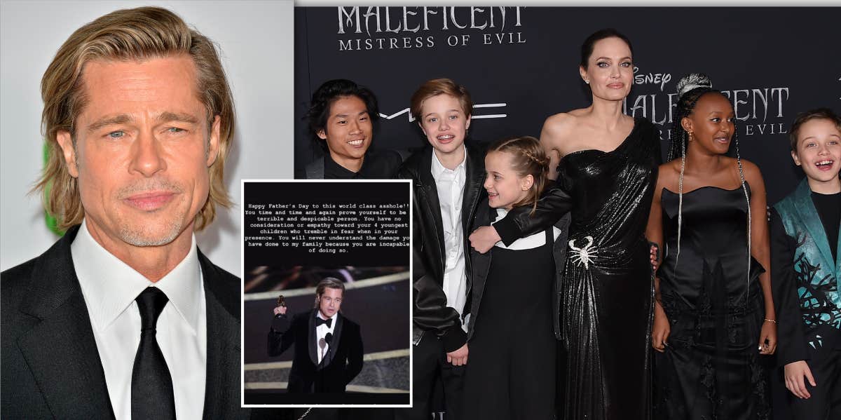 1200px x 599px - Angelina Jolie's Son Allegedly Slams Brad Pitt In Instagram Story |  YourTango