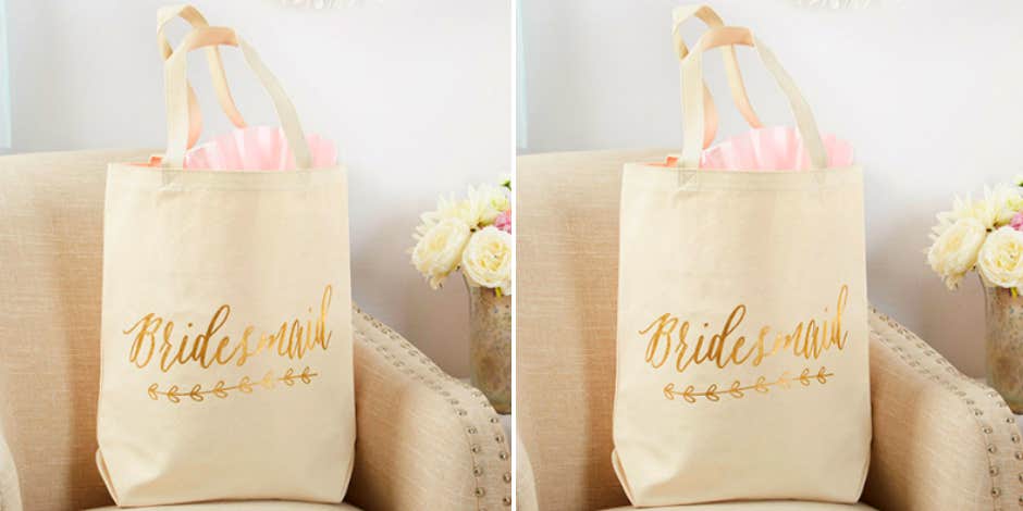 Personalized name Bridesmaid Tote Bag, Custom, Canvas, Bridesmaid Gift,  Bridal Party Tote bag, Bachelorette Party Favors Bags